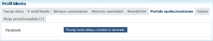 Podręcznik Użytkownika systemu Comarch OPT!MA Str. 193 Rys. 259 Plugin Profil klienta, Zakładka Newsletter. Po ustawieniu odpowiednich parametrów należy je zapisać przyciskiem.