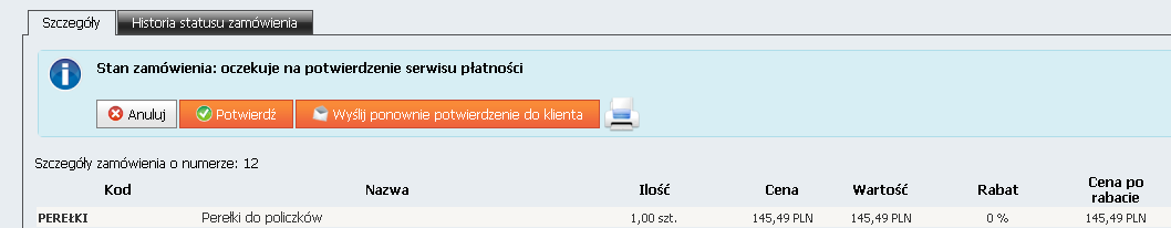 Str. 130 Moduł isklep24 v. 6.1 Na liście widnieje szereg kolumn, których widok administrator sklepu ma możliwość dostosowania do własnych potrzeb.