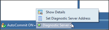 Diagnostic Server Diagnostic Server jest usługą (procesem) działającym na wybranym systemie operacyjnym służącą do przesyłania danych diagnostycznych pomiędzy Toad em (i Spotlight em), a kontem