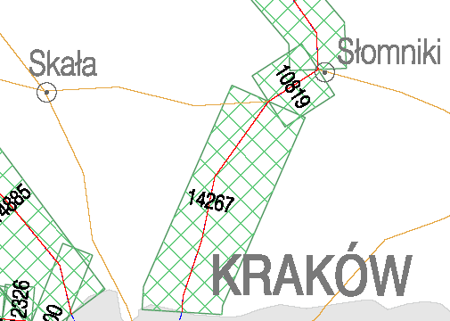 1.3. Infrastruktura komunikacyjna 1.3.1. Komunikacja drogowa 1.3.1.1. Stan istniejący Źródło: Zarząd Dróg Powiatu Krakowskiego Podstawowy układ komunikacyjny Gminy tworzą następujące drogi: 1.