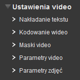 5.2 Konfiguracja zdalna 5.2.1 Audio Rys 11 - Okno ustawień dla toru audio [Włącz dźwięk]: można włączyć lub wyłączyć obsługę dźwięku, gdy nie jest potrzeby nie obciąża niepotrzebnie toru transmisji