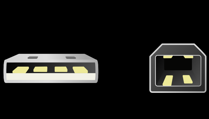 Budowa złącza USB Przewód Numer Sygnał Opis czerwony 1 V BUS zasilanie +5 V (maks.