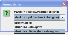 UWAGA! zakładki z nazwą jednostki i zakładki identyfikacji nigdy się nie importuje! Transformacja plików SIO opcja ta działa na plikach z rozszerzeniem.