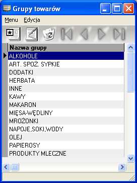 Rys. 6. Lista grup. 5.2.1. Dodawanie nowej grupy.