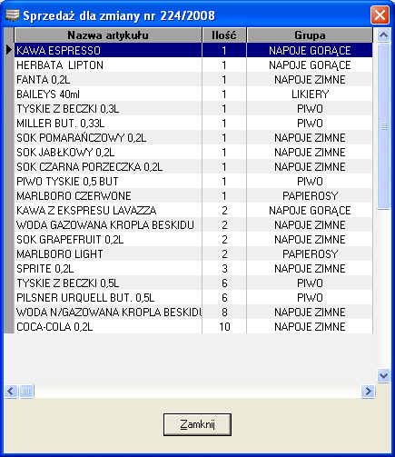 j (magazynów), to przy kaŝdym logowaniu do programu, automatycznie wyświetlone zostanie okno tworzenia rozchodów na podstawie zamkniętych