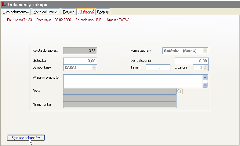 Opis menu programu Lider SIM 129 Na zakładce Podpisy znajduje się miejsce na dodatkowe uwagi umieszczane na dokumencie oraz informacje o osobie wystawiającej i odbierającej dokument.