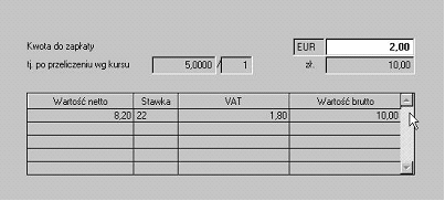 30 LiderSIM III. Drukowanie faktur walutowych.