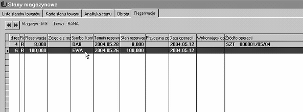 Najwazniejsze zmiany wprowadzone w wersji 4 43 W efekcie założenia rezerwacji : na rzecz klienta nie posiadającego rezerwacji można rozchodować z magazynu tylko ilość niewiększą od dostępnej bez