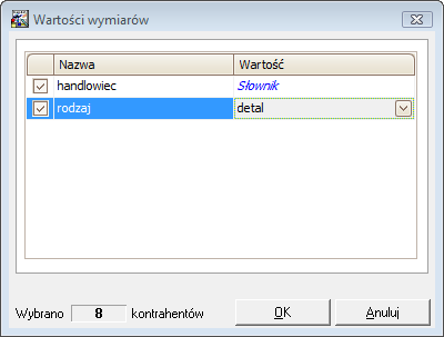 Forte Handel 9 / 9 Zmiany w oknie zamówienia własnego i obcego Została zmieniona obsługa pola Termin w oknie zamówienia własnego oraz zamówienia obcego.