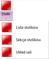 111 Definicje Lokal Typy płatności W systemie można zdefiniować układ graficzny sali co ułatwia obsługę kelnerską.