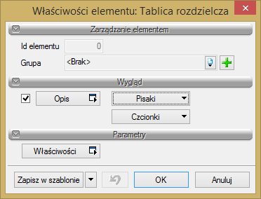 4.4.15 Generowanie schematu ideowego ArCADia-INSTALACJE ELEKTRYCZNE pozwala na generowanie schematu ideowego wewnętrznych linii zasilających poszczególne rozdzielnice.