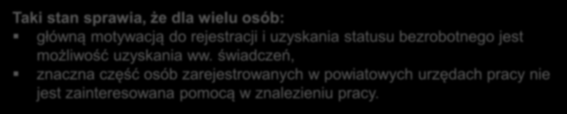 Status osoby bezrobotnej jest wciąż przydatny m.in.