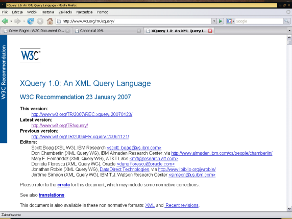 XQuery 2.0 http://www.