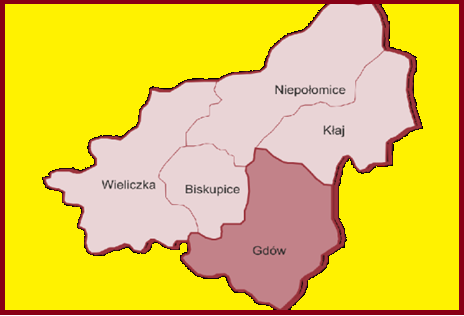 Mapa 2. Położenie Gminy Gdów w Powiecie Wielickim Źródło: Urząd Statystyczny w Krakowie (Statystyczne Vademecum Samorządowca) 1.2. Struktura demograficzna mieszkańców Stan ludności, wg faktycznego miejsca zamieszkania w gminie Gdów na dzień 31 grudnia 2013 r.