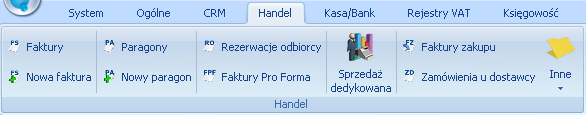 - Przelicz lub Renumeracja (w zależności od listy) - Zapisz zapisanie wprowadzonych zmian (zamknięcie okna) - Zatwierdź zatwierdzenie wprowadzonych danych 4 Faktury Teraz przejdźmy do sedna omówmy