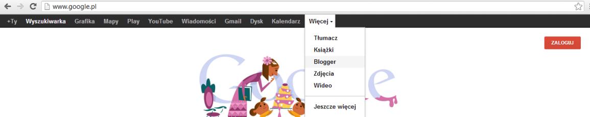 Instrukcja zakładania bloga w usłudze google.pl blogger.com. Warunkiem założenia bloga jest posiadanie konta pocztowego gmail. Postępuj zgodnie z instrukcją umieszczoną poniżej.