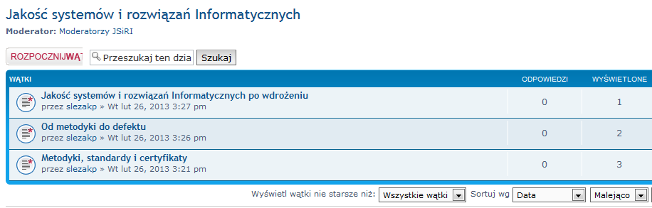 Forum dyskusyjne http://www.