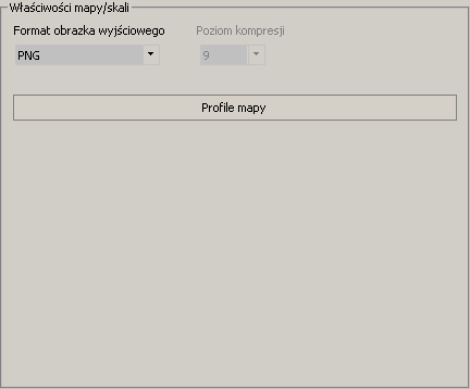 Rysunek 13: Właściwości mapy 4.1.4.1 Profile mapowe / mapy tematyczne Profile mapowe umożliwiają zdefiniowanie układu warstw dla danej skali a następnie przypisanie im nazwy.