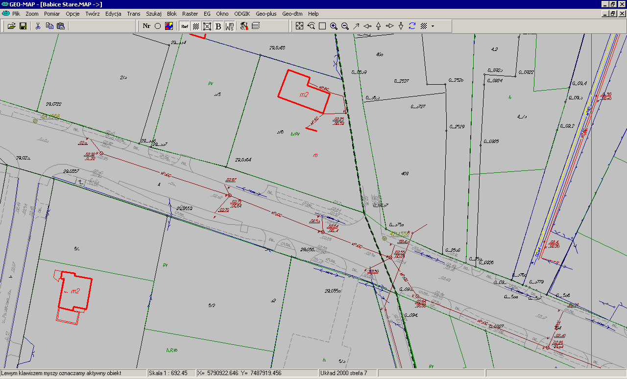 Osnowa geodezyjna GEO-MAP