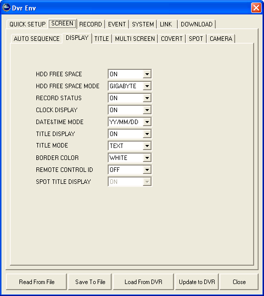 49/75 di. 8.2.2 Display a. b. c. d. e. f. g.