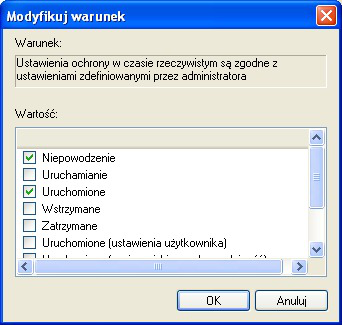 W polu Numer portu PVS określ numer portu serwera profilu (Posture Validation Server) używanego do wymiany danych z serwerem Cisco. Domyślnym numerem portu jest 18000. Rysunek 33.