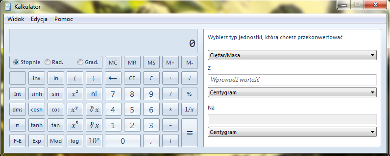 MOŻLIWOŚCI SYSTEMU Akcesoria systemowe Do tej grupy zaliczamy narzędzia i programy dostępne domyślnie w danym systemie operacyjnym.