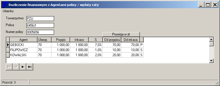 Zauważmy, że suma prowizji wszystkich Agentów wynosi 10%, a więc tyle co dostałby Agent GEBOCKI, gdyby nie dzielił tej prowizji z innymi Agentami.