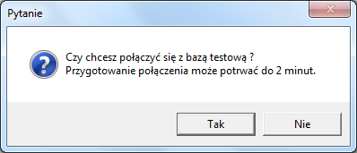 [Połącz z bazą główną] połączenie z bazą programu System SPA Połączenie z bazą główną programu System SPA przebiega w sposób podobny do połączenia z bazą testową programu System SPA, a w lewym dolnym