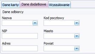 Nazwa Kod pocztowy NIP Miasto Adres Powiat Zakładka Wyszukiwanie