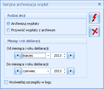 13 Archiwizacja wypłat Funkcjonalność pozwala na zwiększenie wydajności na dużych bazach, z wypłatami naliczonymi za kilka lat.