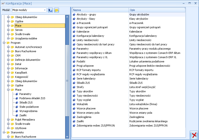 3.11 Współpraca z systemem Comarch ERP XL Rys 30.