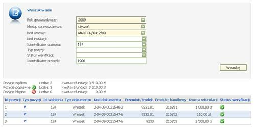 Obsługa okien Po wybraniu odnośnika Szczegóły na liście szablonów rachunku zostaniemy przeniesieni na stronę WWW zawierającą szczegółowe informacje dotyczące wszystkich produktów, które zostały