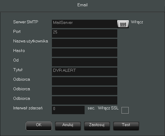 MENU REJSTRATORA NVR-3404POE, NVR-3408POE,NVR-3408POE-H2, NVR-3416