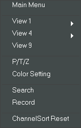 NVR-3304POE, NVR-3308POE, NVR-3408POE-H2, NVR-3416 User s manual ver.1.1.1 NVR MENU 4. NVR MENU 4.1. Live monitoring When NVR completes its initialization process, it will enter the real-time monitoring image.