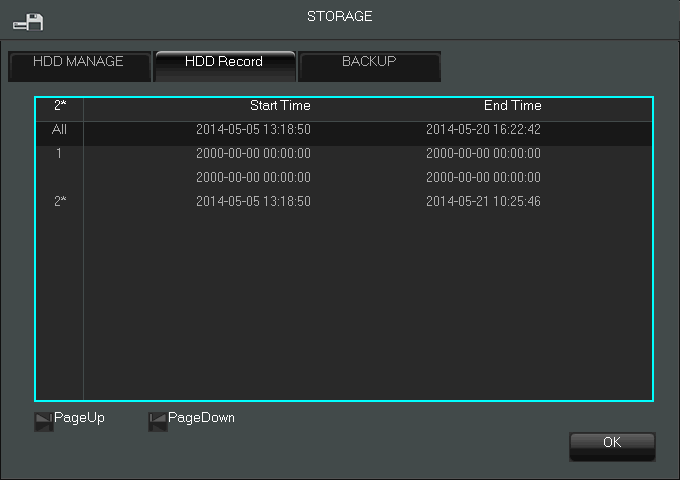 NVR-3304POE, NVR-3308POE, NVR-3408POE-H2, NVR-3416 User s manual ver.1.1.1 NVR MENU After selecting mode, press the SET button. The operating mode the drive will be changed after NVR reboot.