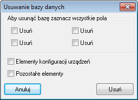 Car Keeper 8.3.2.15 Administrator Baza Zaktualizuj obiekty bazy Opcja dostępna tylko w przypadku zainstalowania nowego systemu Car Keeper na starą wersję.