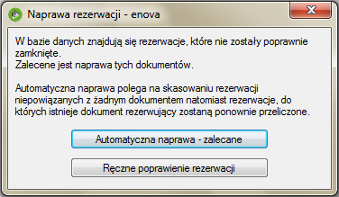 Urwany dokument rezerwacji należy niezwłocznie usunąć z bazy danych. Jaki rozpoznać niepoprawną rezerwację? Rys.