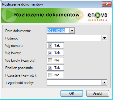 Dane rozliczenie (sparowanie) można anulować poprzez wejście na dokument zapłaty na zakładkę Rozliczenia i Przelewy, i poprzez opcję Usuń można skasować dane rozliczenie.