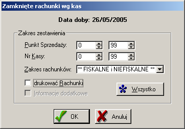 Raporty 83 w tym Gotówkowe 5 858.00 NieGotówk 8 666.0 VAT 39.40 404.80 354.0 różn. -0.0 0.0 A % 43.03 73.47 56.50 B 7% 876.37 3.33 007.70 różn. -0.0 0.0 ---------------------------------------*** OGÓŁEM *** 585.