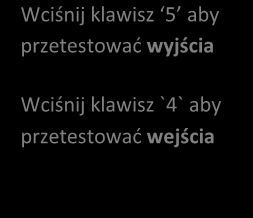 Za pomocą Hyperterminala wchodzimy do Diagnostic menu. Jeżeli urządzenie jest już w normalnym trybie pracy dostęp do menu uzyskamy wciskając przycisk x.