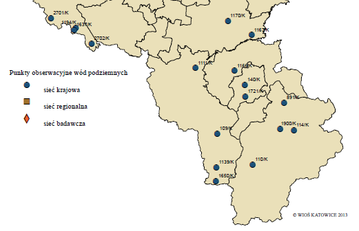 7.5.2.1 Jakość wód podziemnych Monitoringiem GZWP i UPWP zajmuje się Wojewódzki Inspektorat Ochrony Środowiska.