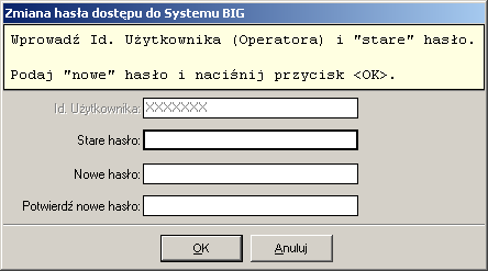 W przypadku, gdy wprowadzone dane nie są poprawne, wyświetlona zostanie strona z odpowiednim komunikatem oraz odnośnikiem do ekranu logowania.