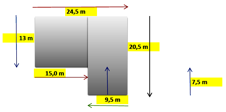 SPECYFIKACJA STOISKA BUDMAT Powierzchnia: 390 m² WYSPA w kształcie litery L 1.