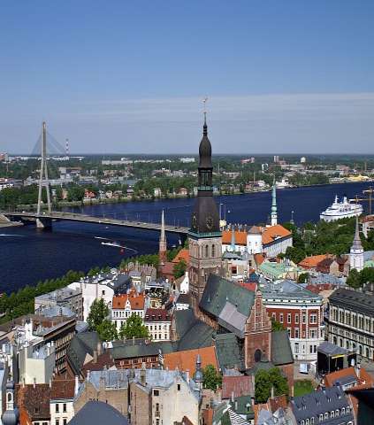 Latvia Location: Eastern Europe, bordering the Baltic Sea, between Estonia and Lithuania Capital: RIGA Area: 64,589 sq km (slightly larger than West Virginia) 2nd EU Top 5 countries by renewables 8th