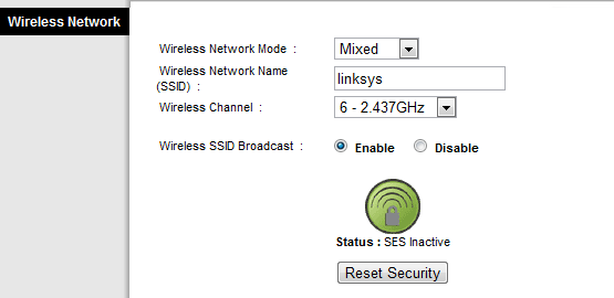 Proces kończy się zapisaniem ustawień przez użytkownika. Opcja Show Routing Table pokazuje aktualnie wyznaczone trasy statyczne. Menu Wireless Rys. 28.