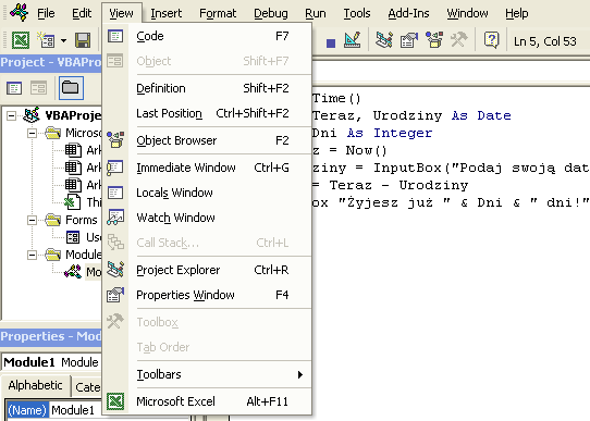 Elementy okna: Pasek menu Pasek menu zwiera polecenia używane do wykonywania operacji w edytorze.