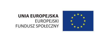 Projekt współfinansowany przez Unię Europejską w ramach Europejskiego