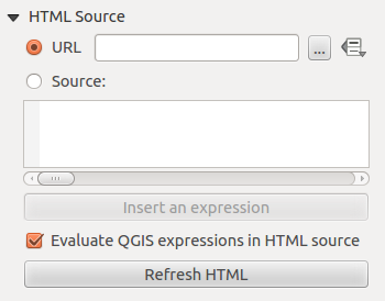 Figure 18.36: HTML frame, the item properties Tab Figure 18.