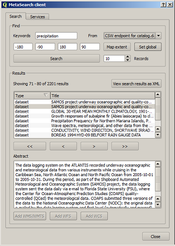 <csw name="nationaal Georegister (Nederland)" url="http://www.nationaalgeoregister.