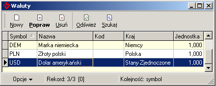 Opis pól Nazwa pola Zwłoka Opis Gotówka Ilość dni zwłoki płatności, na podstawie której zostanie naliczony termin płatności drukowany na dokumencie sprzedaży. Dowolny opis sposobu płatności.